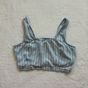 Altar’d State Blue Stripe Tank Top